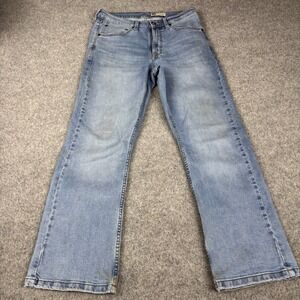 Wrangler Relaxed Boot Jeans Women's 30x30 Boot Cut Light Wash Blue Denim Casual